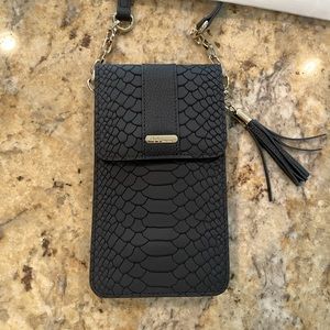 GiGi New York Phone Crossbody Navy